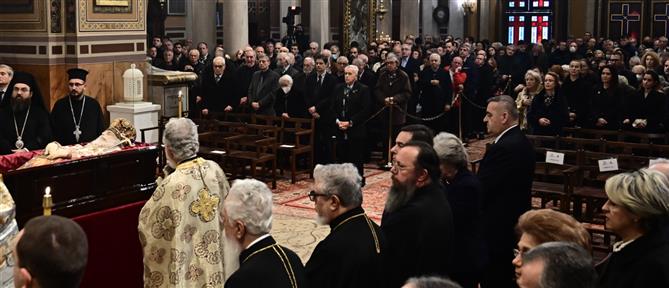 Αρχιεπίσκοπος Αναστάσιος: Σε λαϊκό προσκύνημα στη Μητρόπολη Αθηνών το σκήνωμά του (εικόνες)