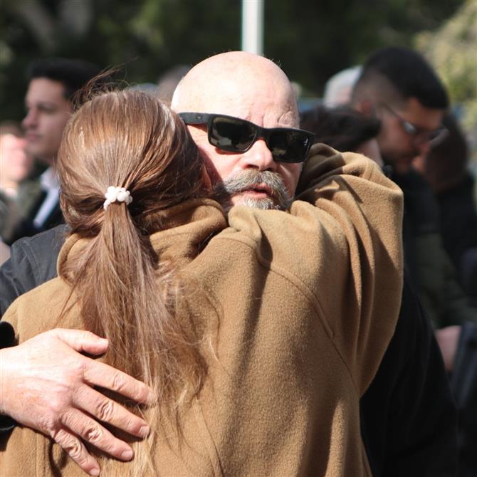 Αλέξης Κούγιας: Συγκινημένος ο αδερφός του στην κηδεία του